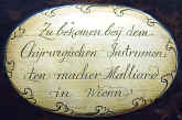 amputation set, Joseph Malliard, Vienna, cartouche.jpg (124083 bytes)