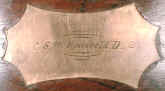 amputation set, SW Vance, Wocher, 1855, cartouche.jpg (164585 bytes)