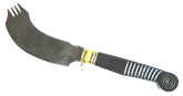 amputee knife, carved wood handle.jpg (38688 bytes)