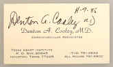 autograph, Denton A. Cooley, 1985.jpg (29395 bytes)