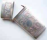 bloodletting, lancet etui, silver, WR, open.jpg (100799 bytes)