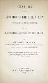 book, Anatomy of Arteries, John Hatch Power, 1863.jpg (70732 bytes)