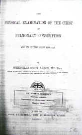 diagnostic, pleximeter, Sibson's, Alison description, 1861, title page.jpg (112939 bytes)