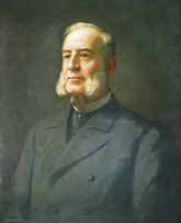 painting, portrait of Dr. Austyin Flint, Sr, M.D., by George Rufus Boynton, c. 1900, 1.jpg (78460 bytes)