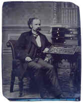 photo, tintype, dentist with instruments, c. 1860s.jpg (113567 bytes)