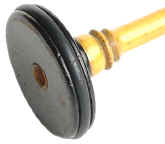stethoscope, monaural with ring percussor, pu, detail.jpg (58133 bytes)