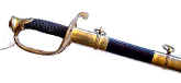 sword, M1850 Foot Officer's, Lunescholss Tiffany.jpg (46162 bytes)