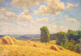painting, Sargent, Haystacks with Vista, 1930.jpg (89114 bytes)