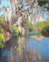 painting, Sargent, Spanish Moss Relections, Florida, 1928.jpg (181226 bytes)